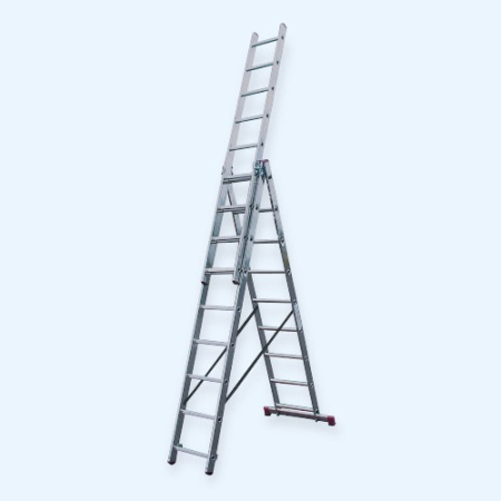 KRAUSE CORDA 3х9 (010391) Лестница трехсекционная универсальная